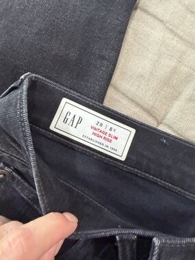 Gap Vintage Slim high rise 29/8 short black